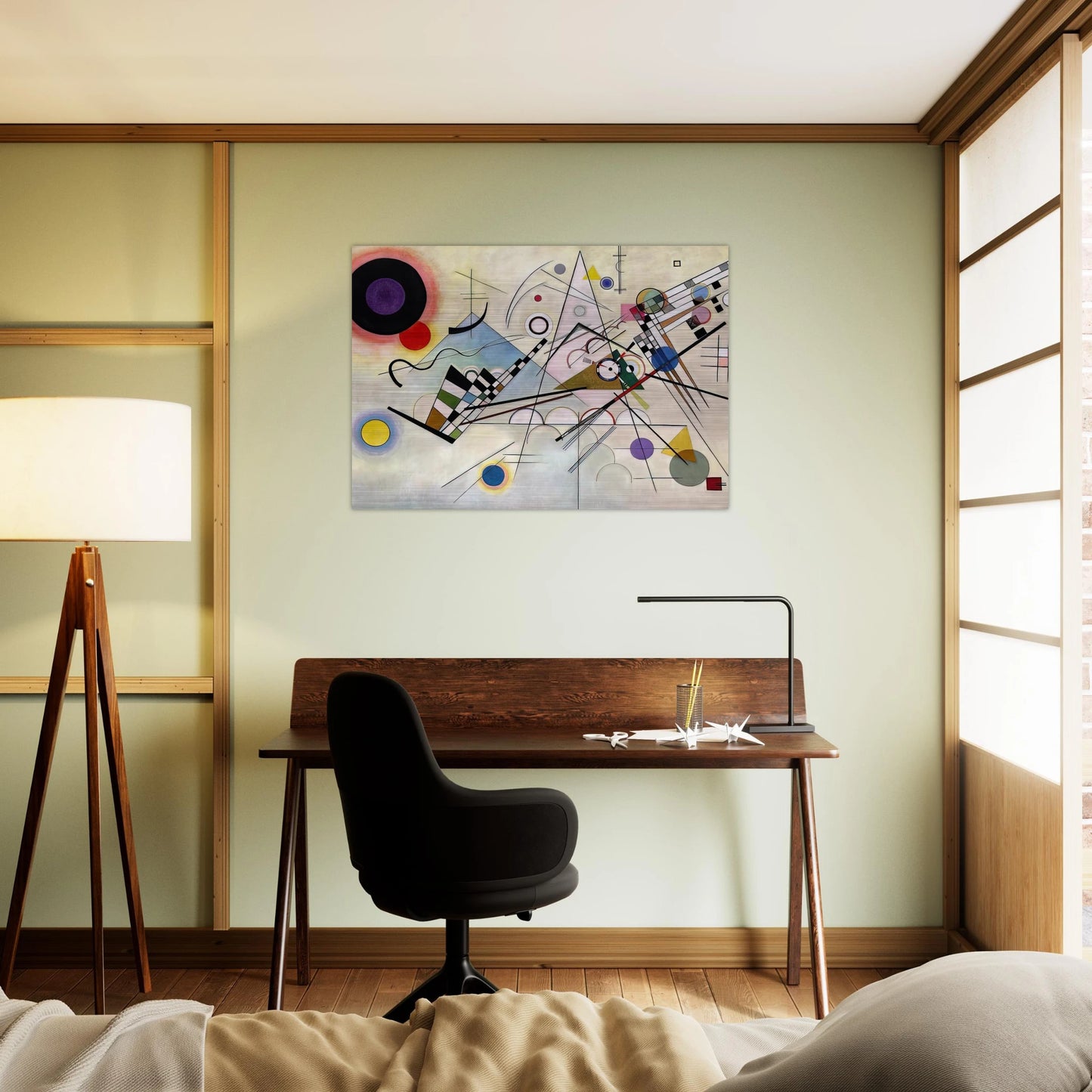 COMPOSITION 8 1923 - Wassily Kandinsky Brushed Aluminum Print - 70x100 cm / 28x40 inches | Wassily Kandinsky Aluminum Print | Wassily Kandinsky Prints