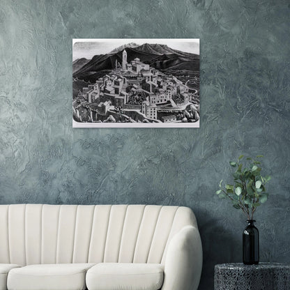 ESCHER (11) - MC Escher Brushed Aluminum Print - 70x100 cm / 28x40 inches | MC Escher Aluminum Print | MC Escher Prints | Maurits Cornelis Escher Prints