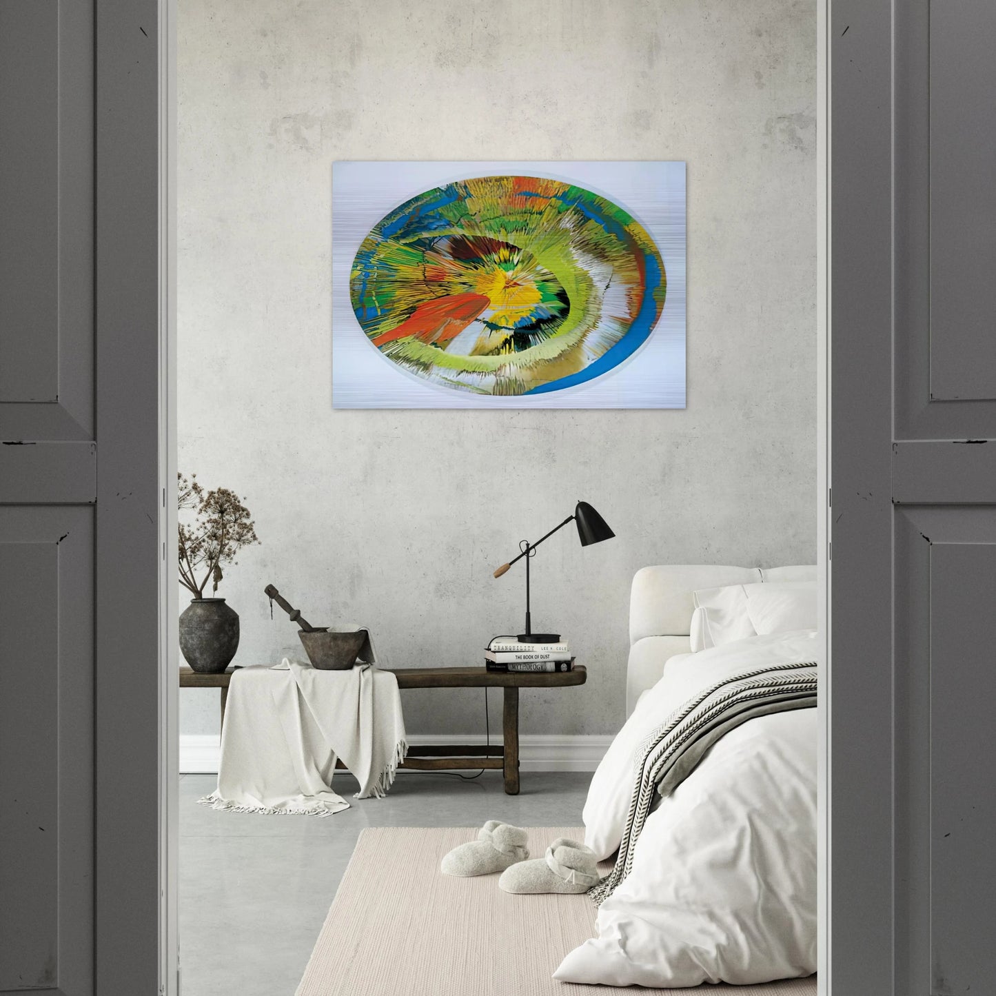 BEAUTIFUL REVOLVING SPHINCTER - Damien Hirst Brushed Aluminum Print - 70x100 cm / 28x40 inches | Damien Hirst Aluminum Print | Damien Hirst Prints