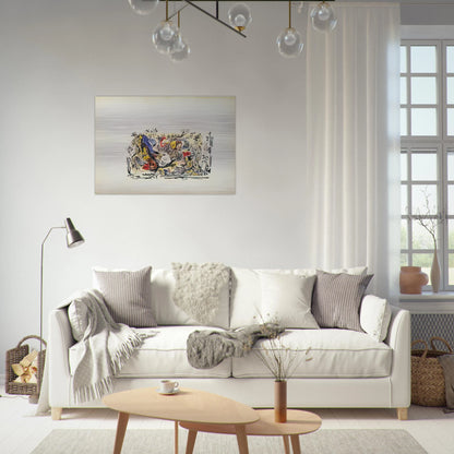 UNTITLED - Jackson Pollock Brushed Aluminum Print - 70x100 cm / 28x40 inches | Jackson Pollock Aluminum Print | Jackson Pollock Prints