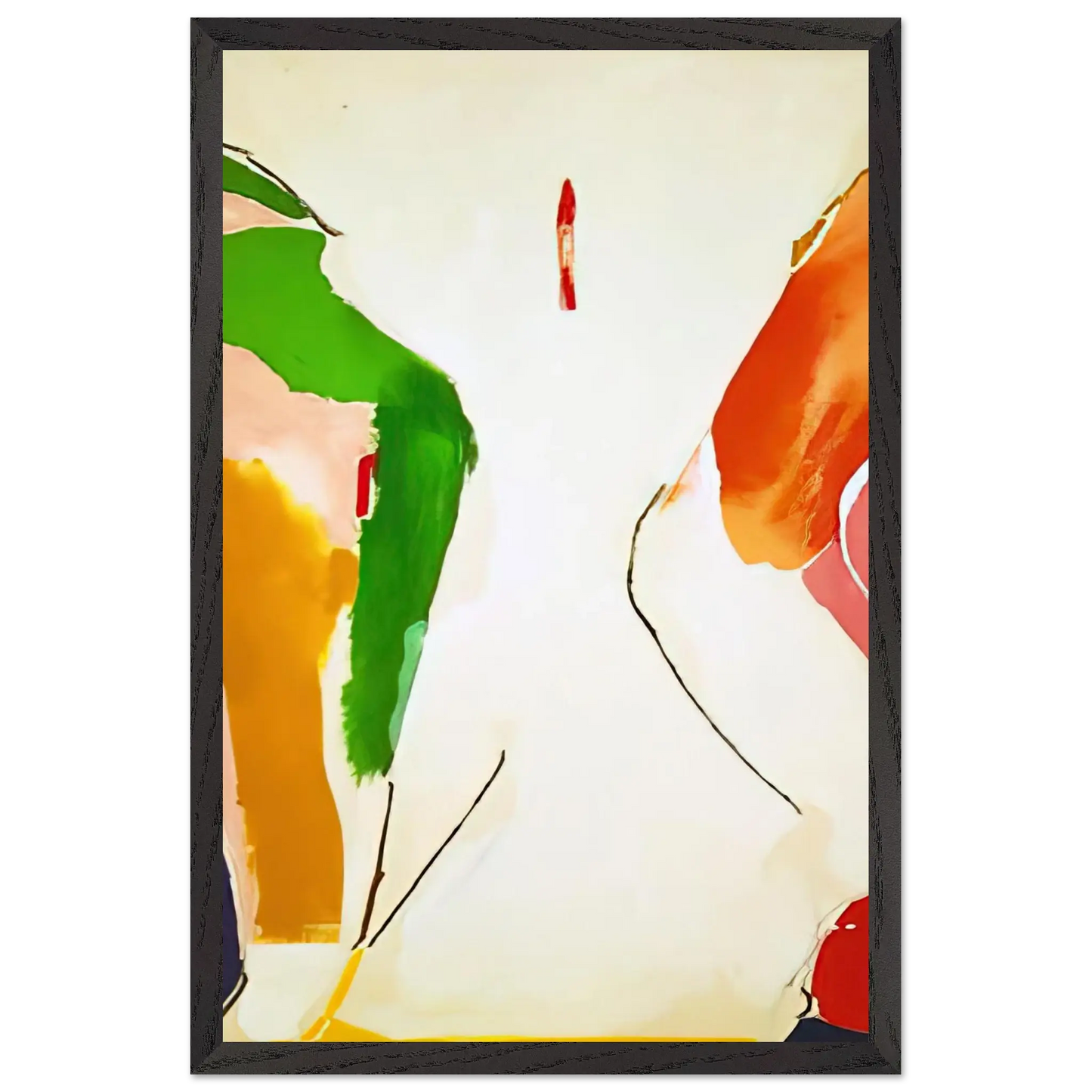 Helen Frankenthaler - Living Edge - 1973 Wall art - A3 (29.7 x 42  cm) - Fine Art Poster - -