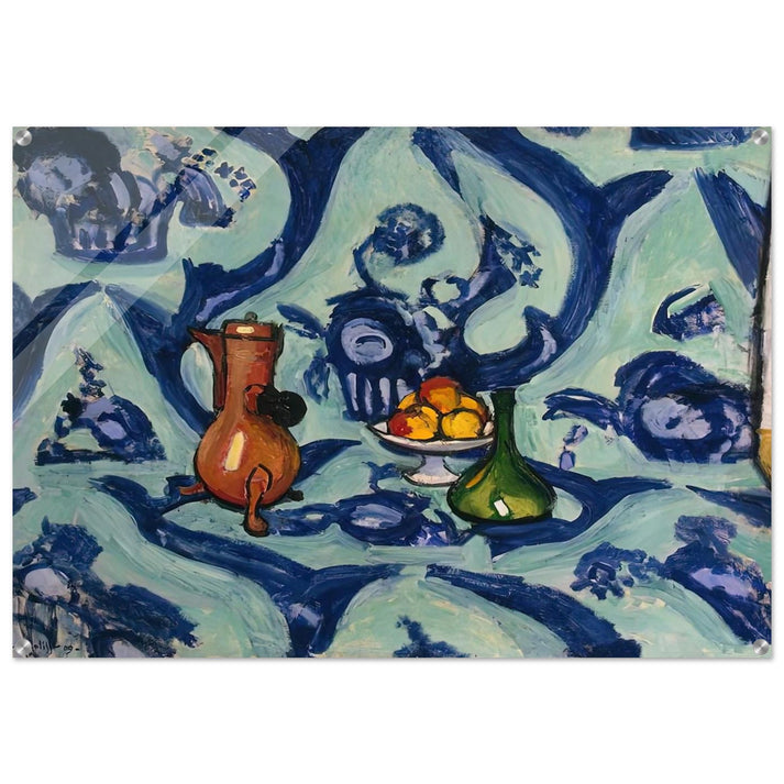 STILL LIFE WITH BLUE TABLECLOTH 1906 - Henri Matisse Acrylic Print - 70x100 cm / 28x40″ inches