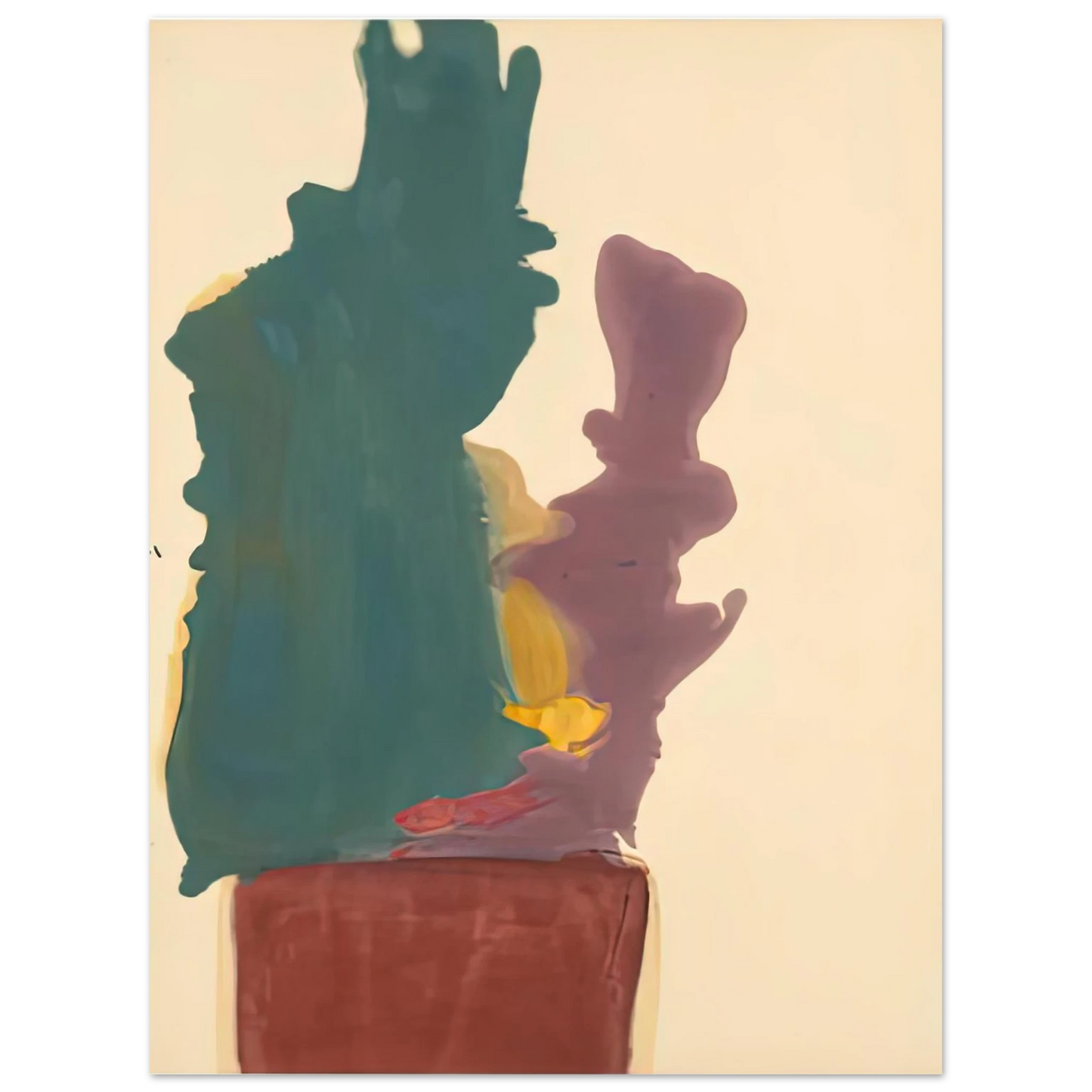 Helen Frankenthaler - Evil Spirit, 1963- Wall Art - 21x29.7 cm / 8x12" - Fine Art Poster-canvas - -