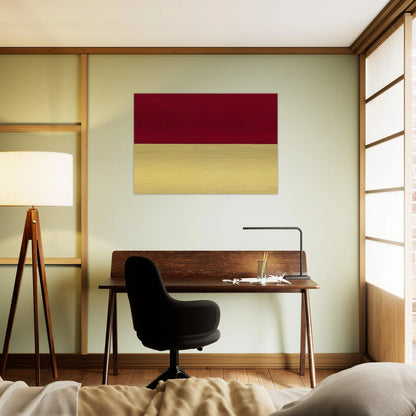 Red and Yellow - Ellsworth Kelly Brushed Aluminum Print - 70x100 cm / 28x40 inches | Ellsworth Kelly Aluminum Print | Ellsworth Kelly Prints