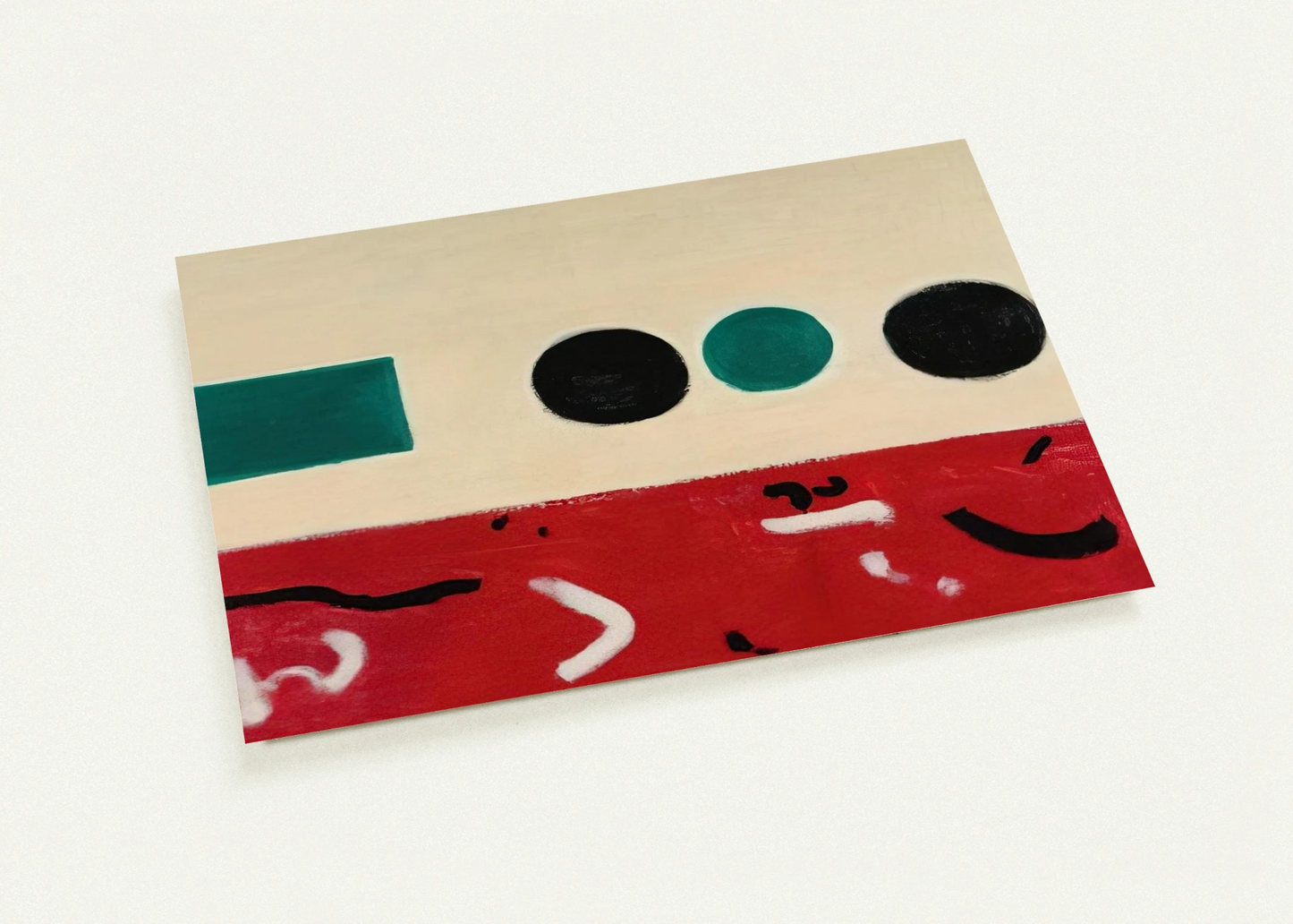 Movement East to West - 1956 By Adolph Gottlieb Pack of 10 Post Cards | Adolph Gottlieb Post Cards | A6 (10.5 x 14.8 cm) - 4.1 x 5.8 inches