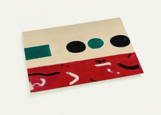 Movement East to West - 1956 By Adolph Gottlieb Pack of 10 Post Cards | Adolph Gottlieb Post Cards | A6 (10.5 x 14.8 cm) - 4.1 x 5.8 inches