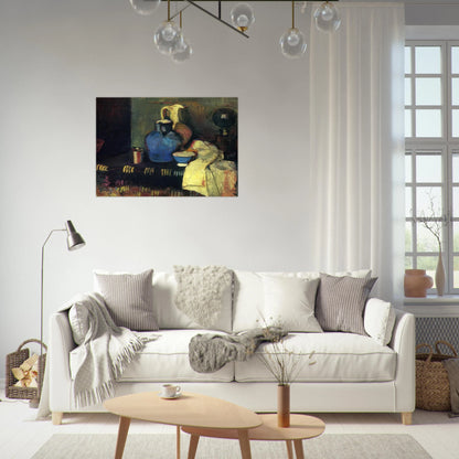 BLUE PITCHER - Henri Matisse Brushed Aluminum Print - 70x100 cm / 28x40 inches | Henri Matisse Aluminum Print | Henri Matisse Prints