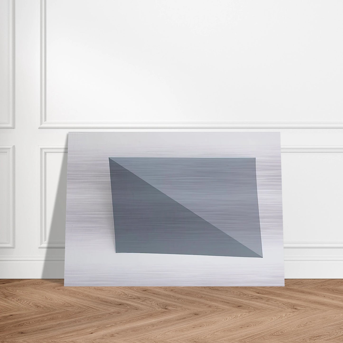 Three-Dimensional Picture diagonal folding - 1966 - Charlotte Posenenske Brushed Aluminum Print - 70x100 cm / 28x40 inches | Charlotte Posenenske Aluminum Print | Charlotte Posenenske Prints