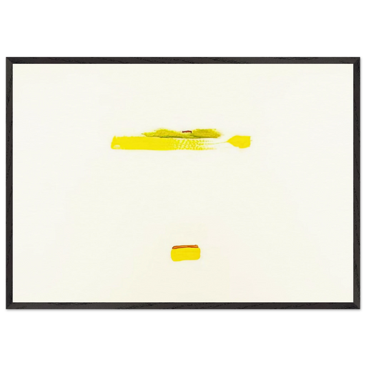 New York III - 1972 - Helen Frankenthaler 70x100 cm / 28x40 inches Framed Art Print – Black Wooden Frame