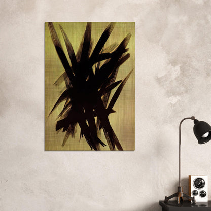 Untitled T1955-23 - 1955 - Hans Hartung Brushed Aluminum Print - 70x100 cm / 28x40 inches | Hans Hartung Aluminum Print | Hans Hartung Prints