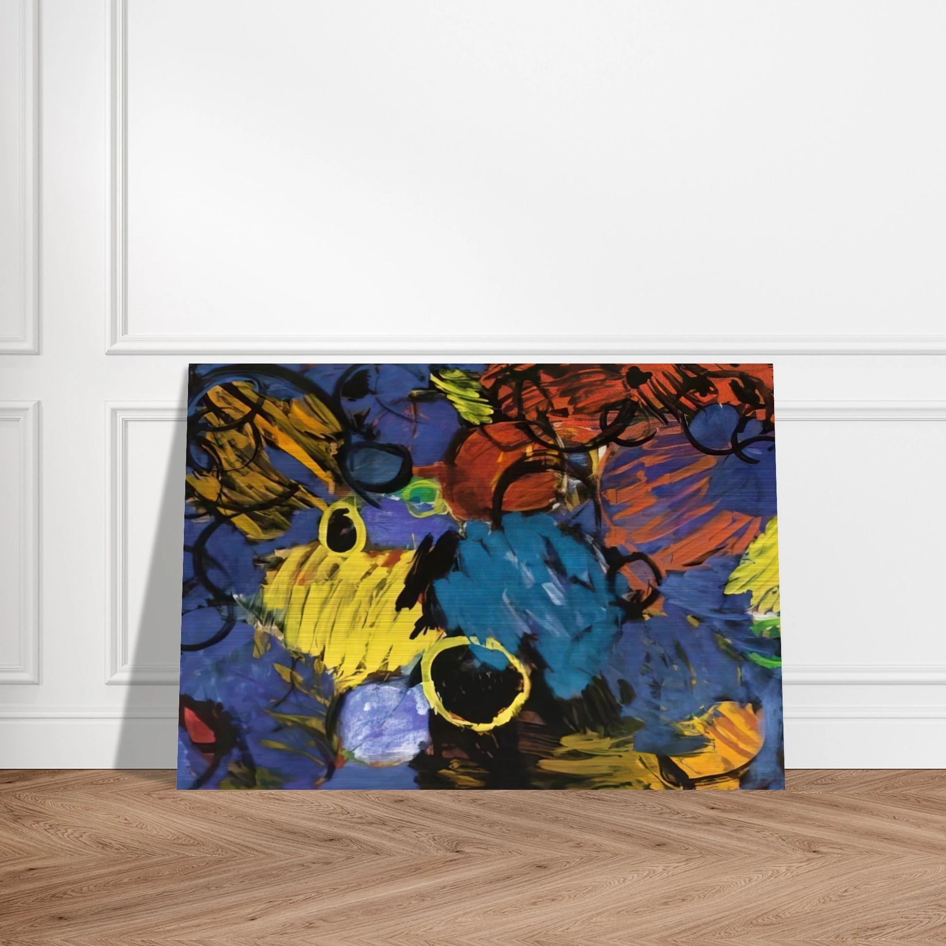Motion - 1962 - Ernst Wilhelm Nay Brushed Aluminum Print - 70x100 cm / 28x40 inches | Ernst Wilhelm Nay Aluminum Print | Ernst Wilhelm Nay Prints