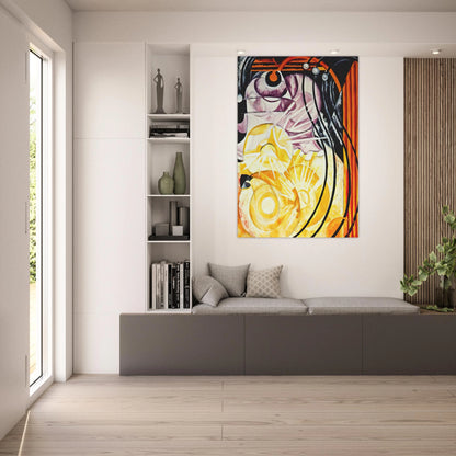 Electric lamp - 1913 - Natalia Goncharova Art Prints - 100x150 cm / 40x60″ inches | Natalia Goncharova Poster | Natalia Goncharova Prints