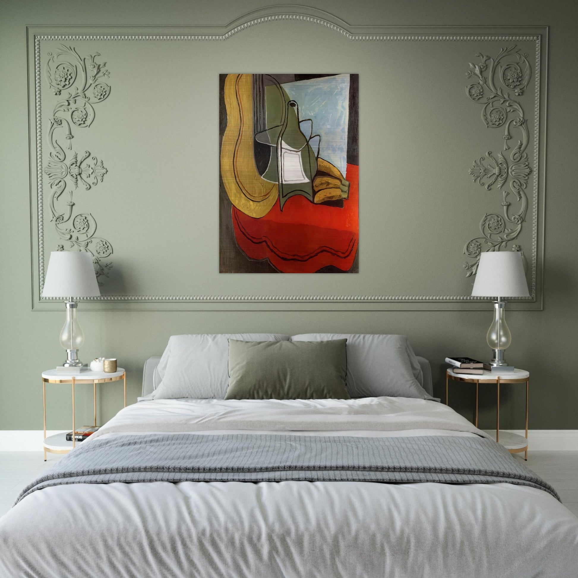 BANANAS - Juan Gris Brushed Aluminum Print - 70x100 cm / 28x40 inches | Juan Gris Aluminum Print | Juan Gris Prints