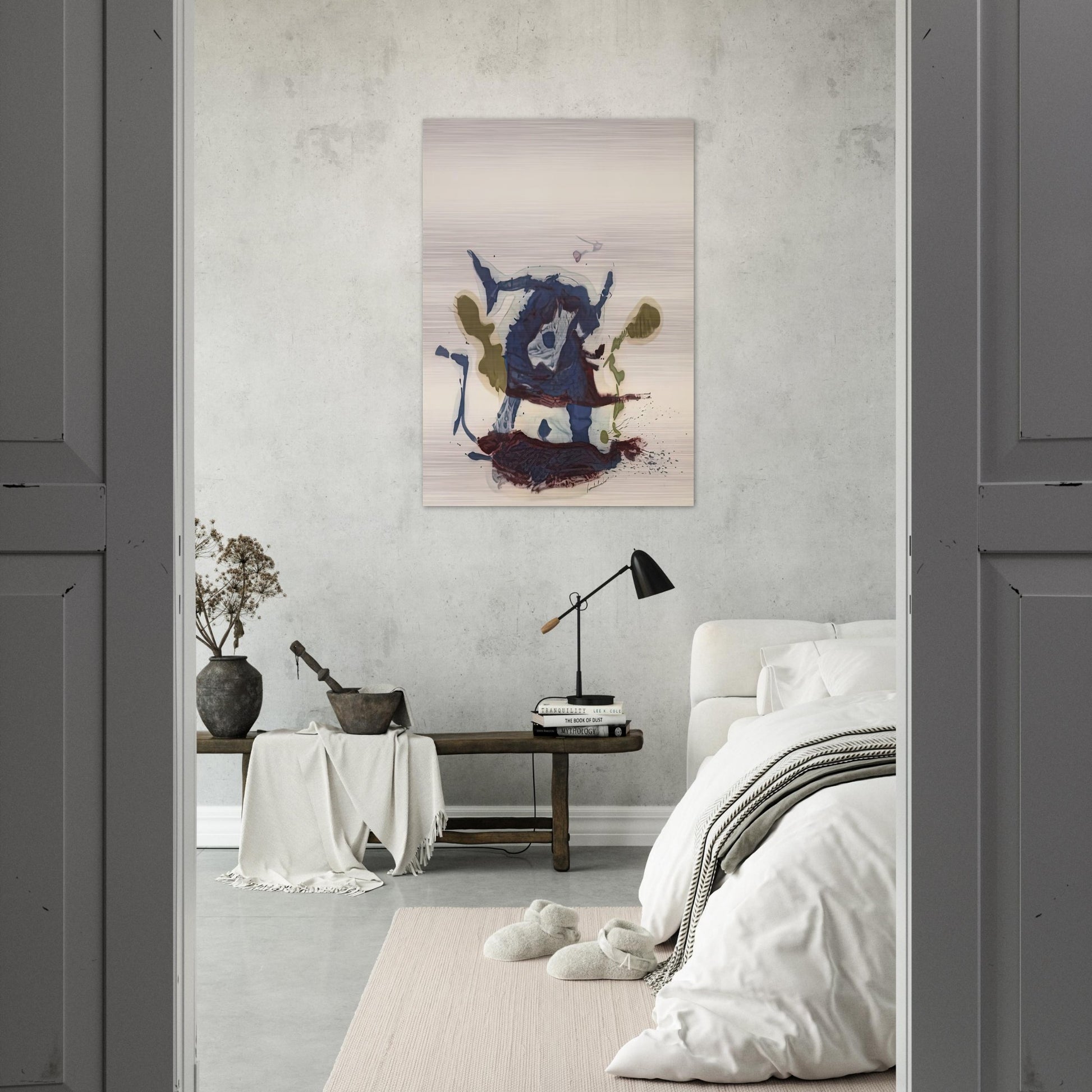 Vessel, 1961- - Helen Frankenthaler Brushed Aluminum Print - 70x100 cm / 28x40 inches | Helen Frankenthaler Aluminum Print | Helen Frankenthaler Prints