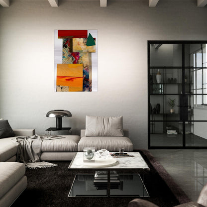 Rubiyat - Sam Gilliam Brushed Aluminum Print - 70x100 cm / 28x40 inches | Sam Gilliam Aluminum Print | Sam Gilliam Prints