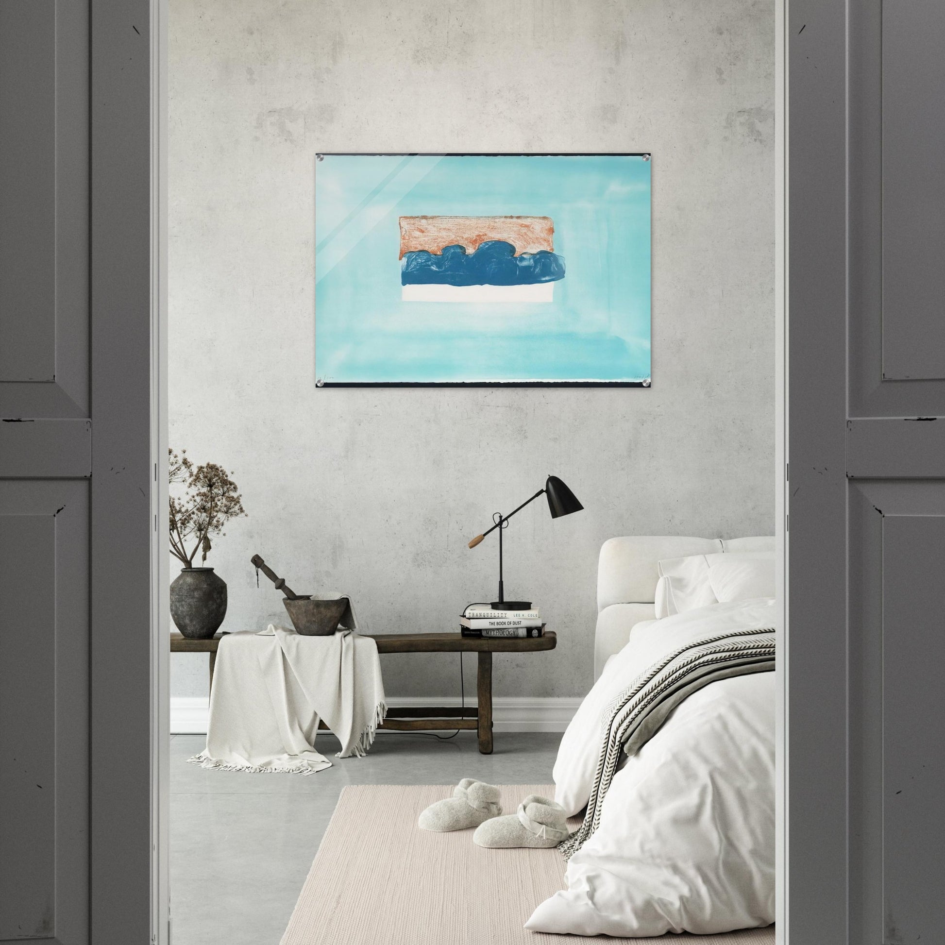 Untitled - 1976 - Howard Hodgkin Acrylic Print - 70x100 cm / 28x40″ inches | Howard Hodgkin Wall Art | Howard Hodgkin Prints