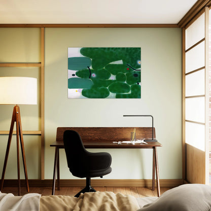 The Green Earth - 1980 - Victor Pasmore Brushed Aluminum Print - 70x100 cm / 28x40 inches | Victor Pasmore Aluminum Print | Victor Pasmore Prints