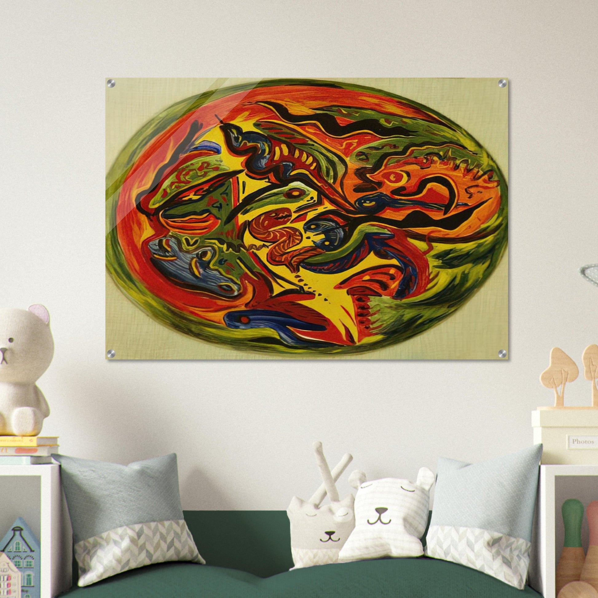 CIRCLE 1941 - Jackson Pollock Acrylic Print - 70x100 cm / 28x40″ inches