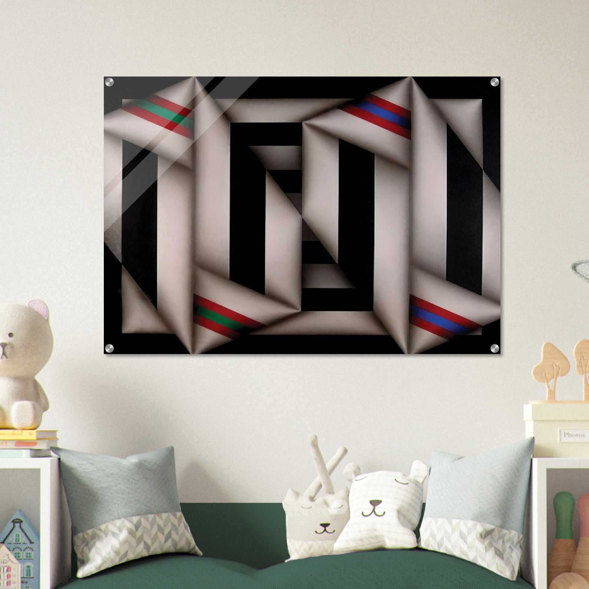 Omelemo II - 1981 - Omar Rayo Acrylic Print - 70x100 cm / 28x40″ inches