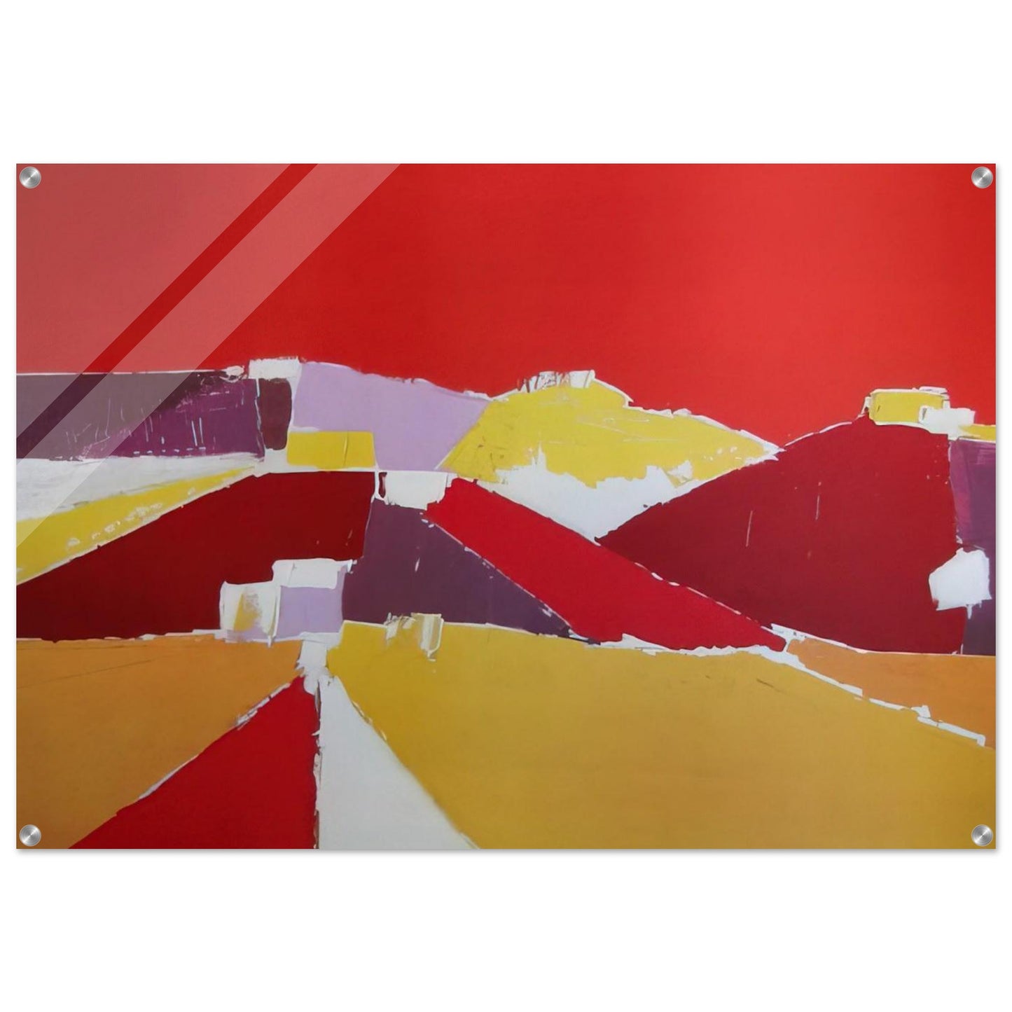 Agrigente - 1953 - Nicolas de Stael Acrylic Print - 70x100 cm / 28x40″ inches