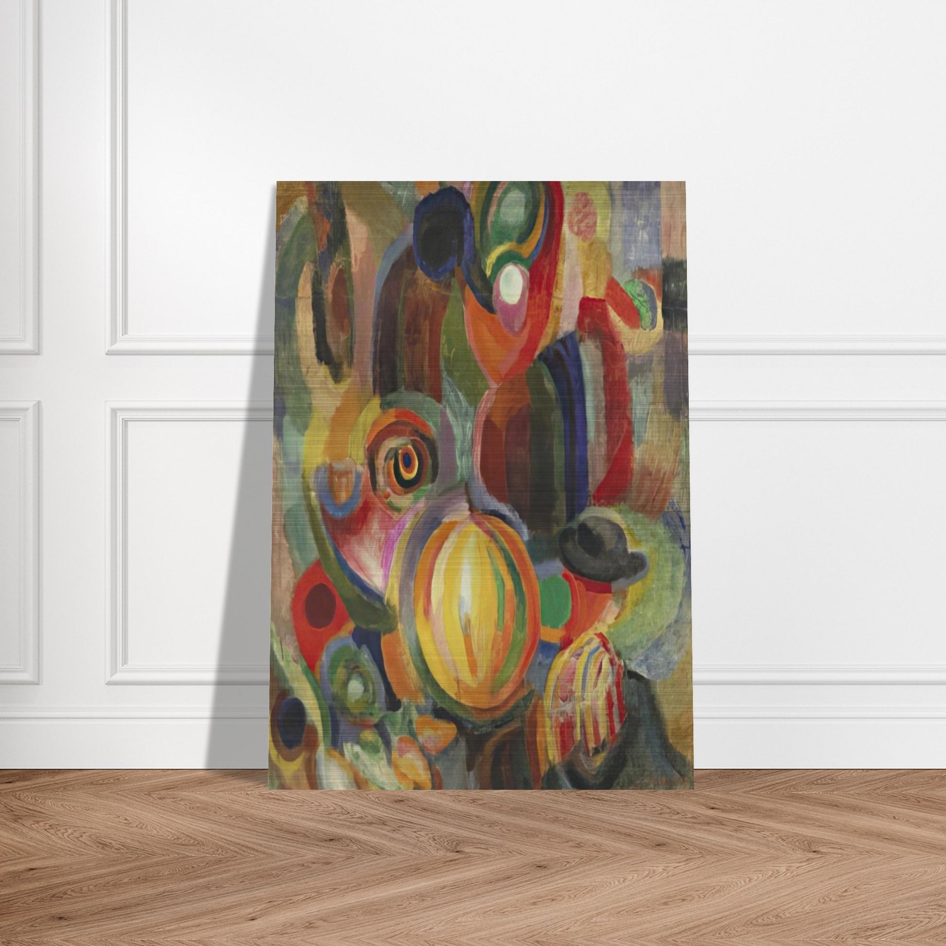 PORTUGUESE MARKET 1915 - Sonia Delaunay Brushed Aluminum Print - 70x100 cm / 28x40 inches | Sonia Delaunay Aluminum Print | Sonia Delaunay Prints