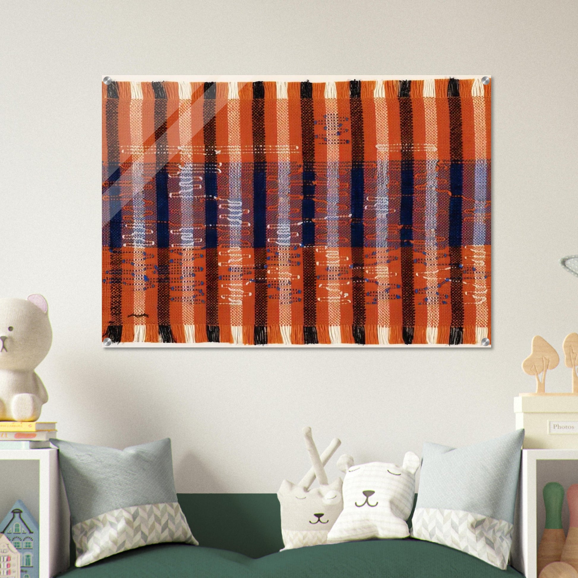 INTERSECTING 1962 - Anni Albers Acrylic Print - 70x100 cm / 28x40″ inches | Anni Albers Wall Art | Anni Albers Prints