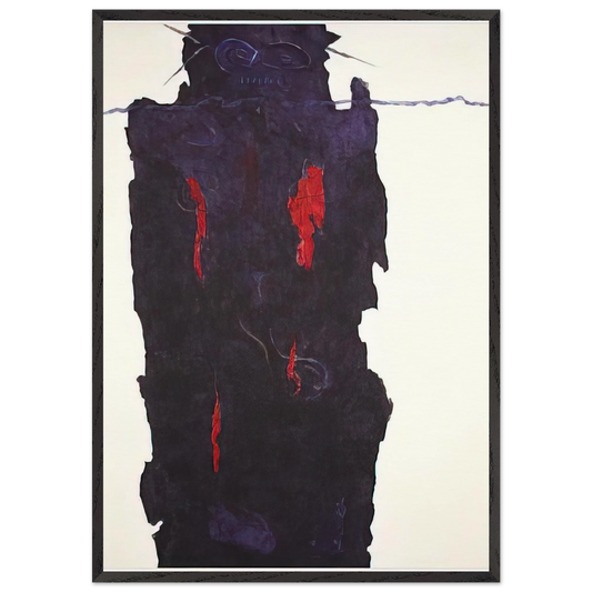 Infinity Field Torino Series 7 - 1986 - Theodoros Stamos 70x100 cm / 28x40 inches Framed Art Print – Black Wooden Frame