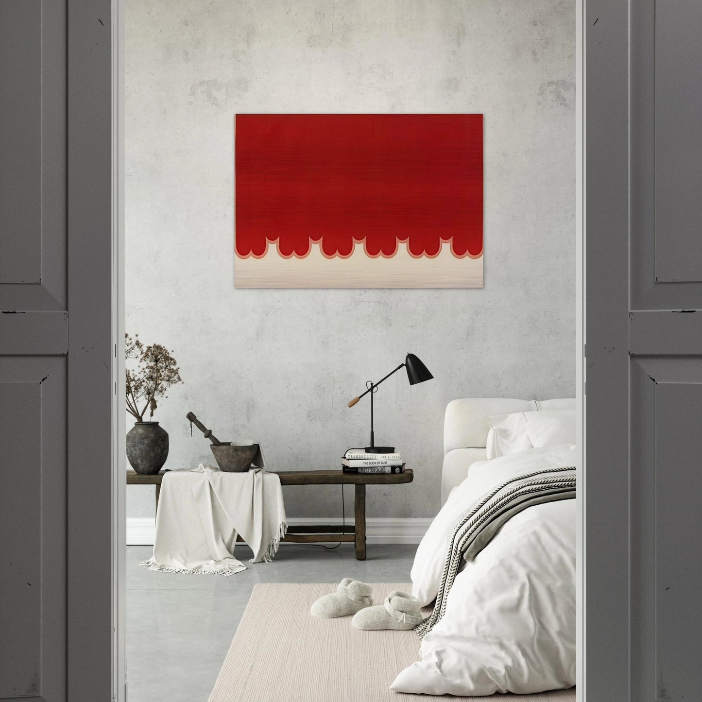 Interior - 1983 - Thomas Downing Brushed Aluminum Print - 70x100 cm / 28x40 inches | Thomas Downing Aluminum Print | Thomas Downing Prints