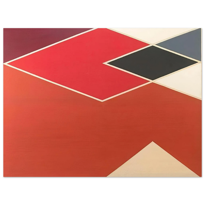 Larry Zox - Tikke from the Diamond Cut Series - 1968  75x100 cm / 30x40inches Fine Art Poster