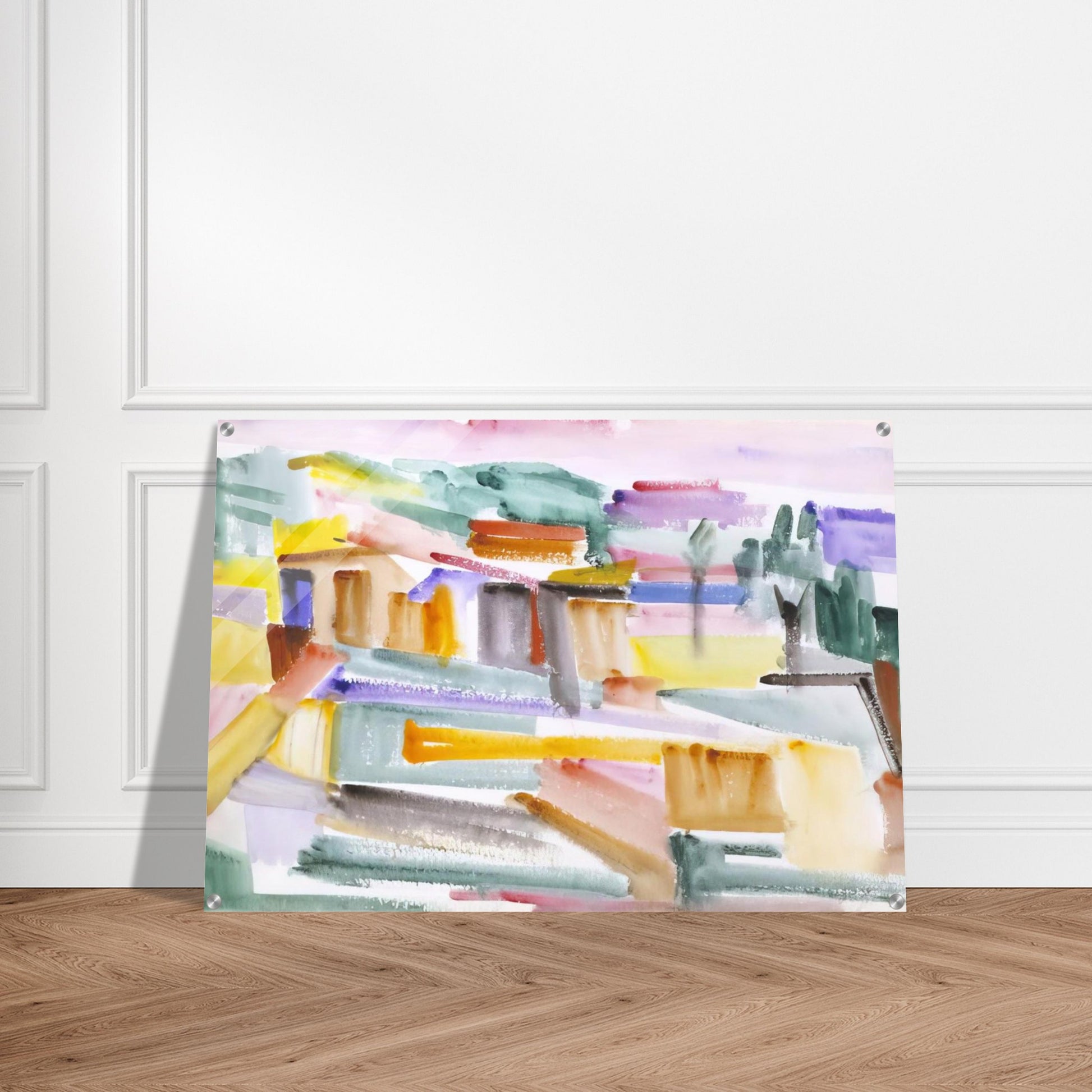 Country Scene - 1938 - Giorgio Cavallon Acrylic Print - 70x100 cm / 28x40″ inches