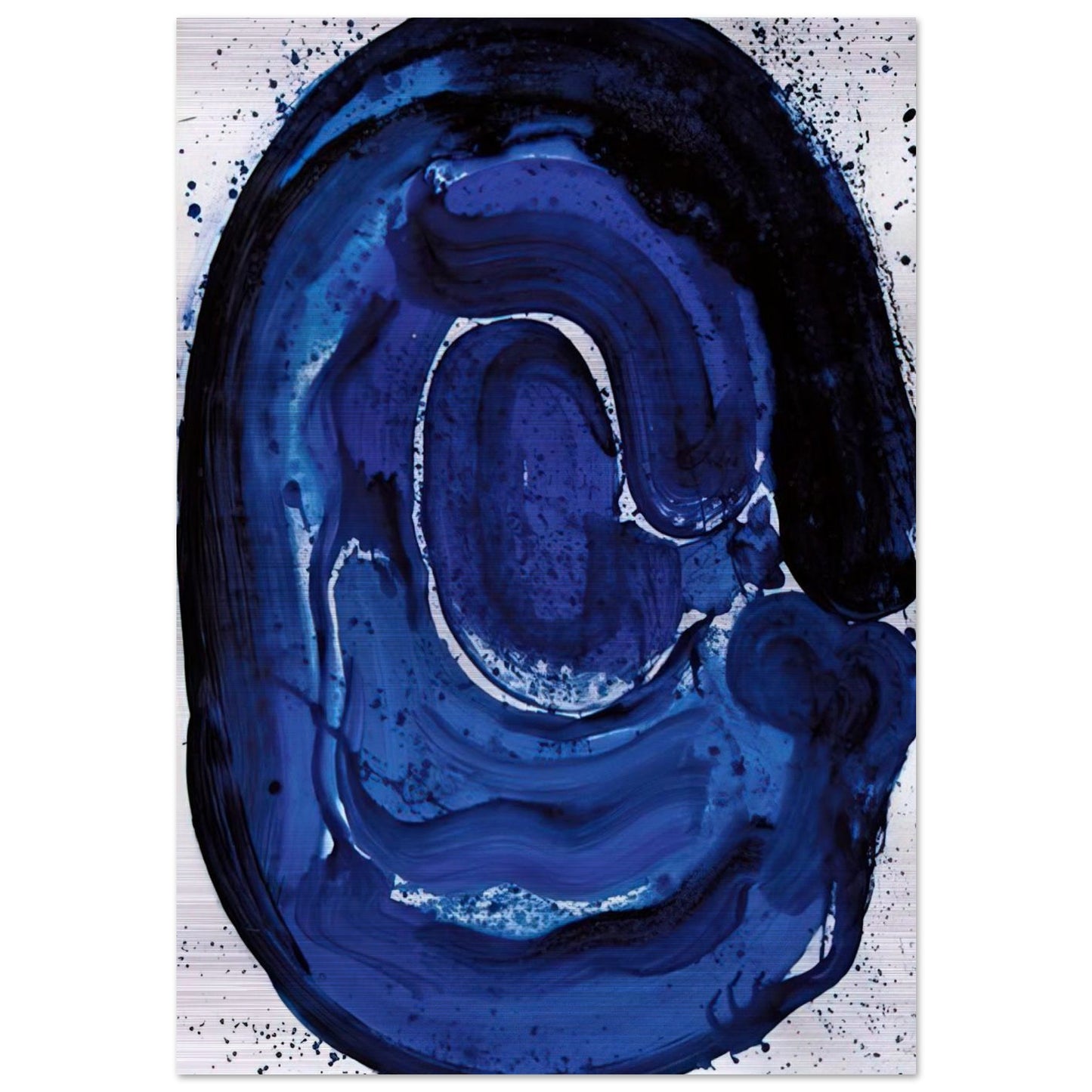 Untitled  SF 84-045  - Sam Francis Brushed Aluminum Print - 70x100 cm / 28x40 inches | Sam Francis Aluminum Print | Sam Francis Prints