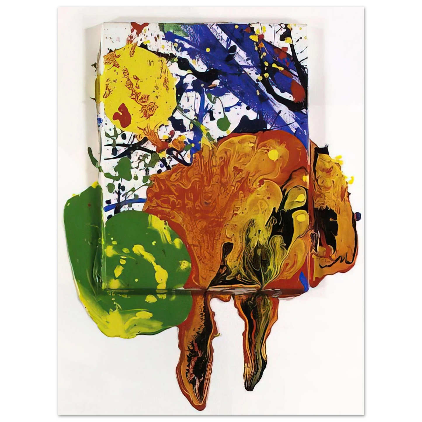 Sam Francis - Untitled  SFP89-105   75x100 cm / 30x40inches Fine Art Poster