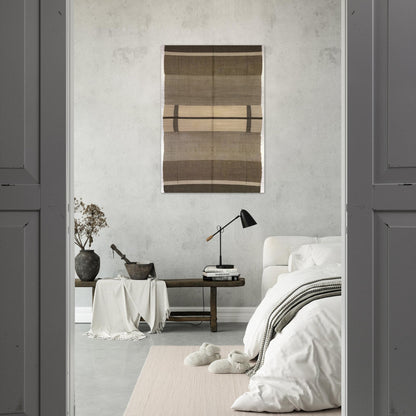 WALL HANGING 1924 - Anni Albers Brushed Aluminum Print - 70x100 cm / 28x40 inches | Anni Albers Aluminum Print | Anni Albers Prints