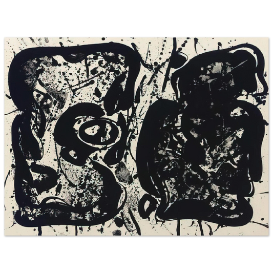 Sam Francis - Dark Egg  Lembark L22   75x100 cm / 30x40inches Fine Art Poster