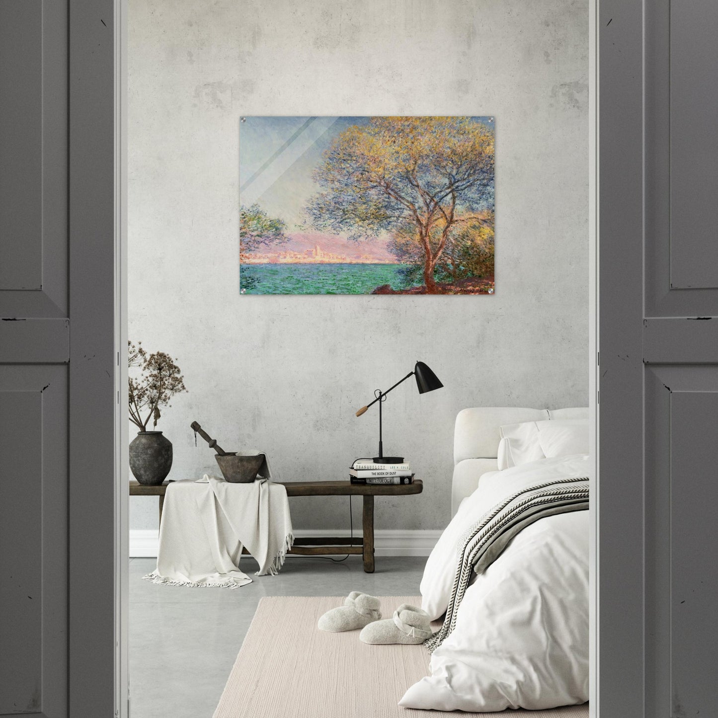 Antibes in the Morning - claude monet Acrylic Print - 70x100 cm / 28x40″ inches