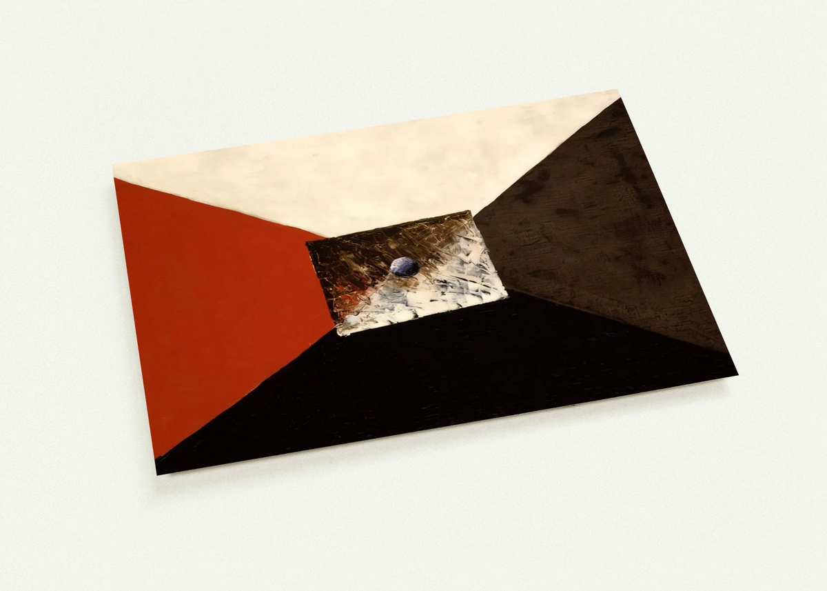 COMPOSITION MARCHAND DE COULEURS By Man Ray Pack of 10 Post Cards | Man Ray Post Cards | A6 (10.5 x 14.8 cm) - 4.1 x 5.8 inches
