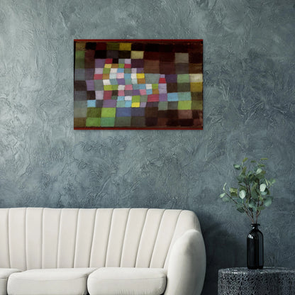 ABSTRACTION WITH REFERENCE TO A FLOWERING TREE 1925 - Paul Klee Brushed Aluminum Print - 70x100 cm / 28x40 inches | Paul Klee Aluminum Print | Paul Klee Prints