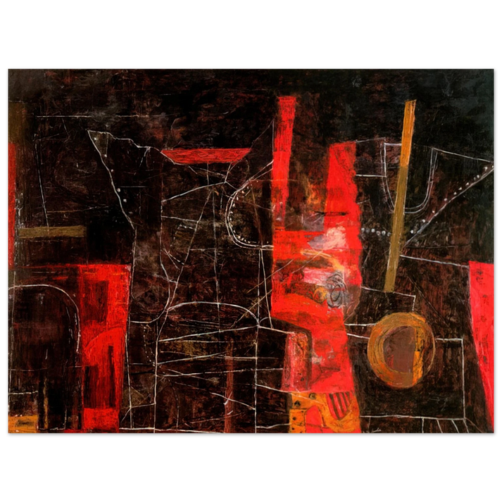 Philip Guston - THE TORMENTORS 1948  75x100 cm / 30x40inches Fine Art Poster