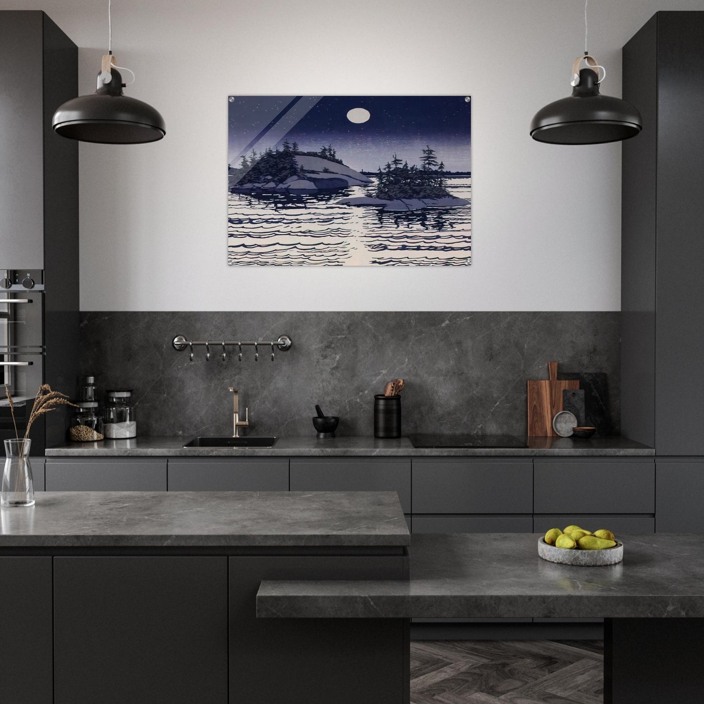 Islands Allagash - 1990 - Neil Welliver Acrylic Print - 70x100 cm / 28x40″ inches