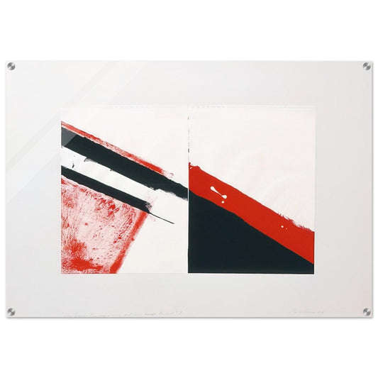 WHO KNOWS THE BEGINNING AND WHO KNOWS THE END I 1976 - BLINKY PALERMO Acrylic Print - 70x100 cm / 28x40″ inches
