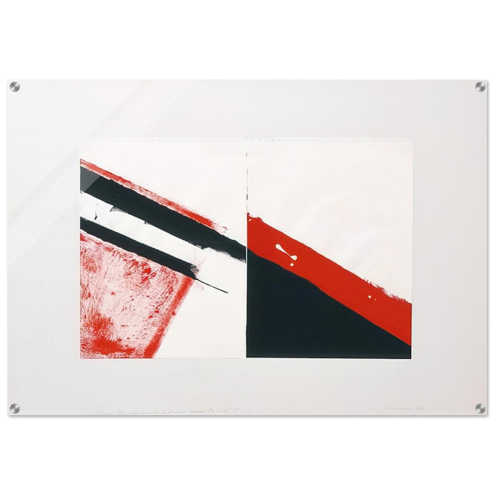 WHO KNOWS THE BEGINNING AND WHO KNOWS THE END I 1976 - BLINKY PALERMO Acrylic Print - 70x100 cm / 28x40″ inches