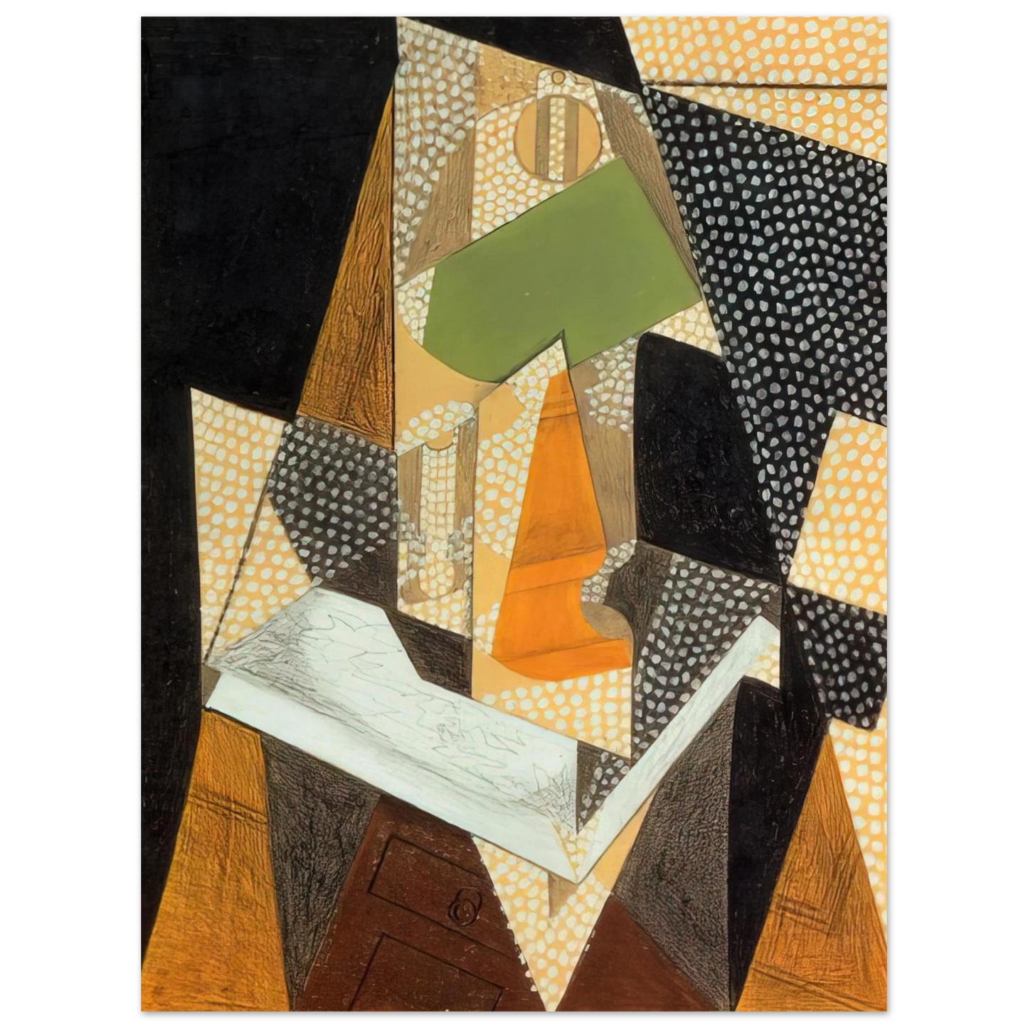 Juan Gris - LAMP 1916  75x100 cm / 30x40inches Fine Art Poster