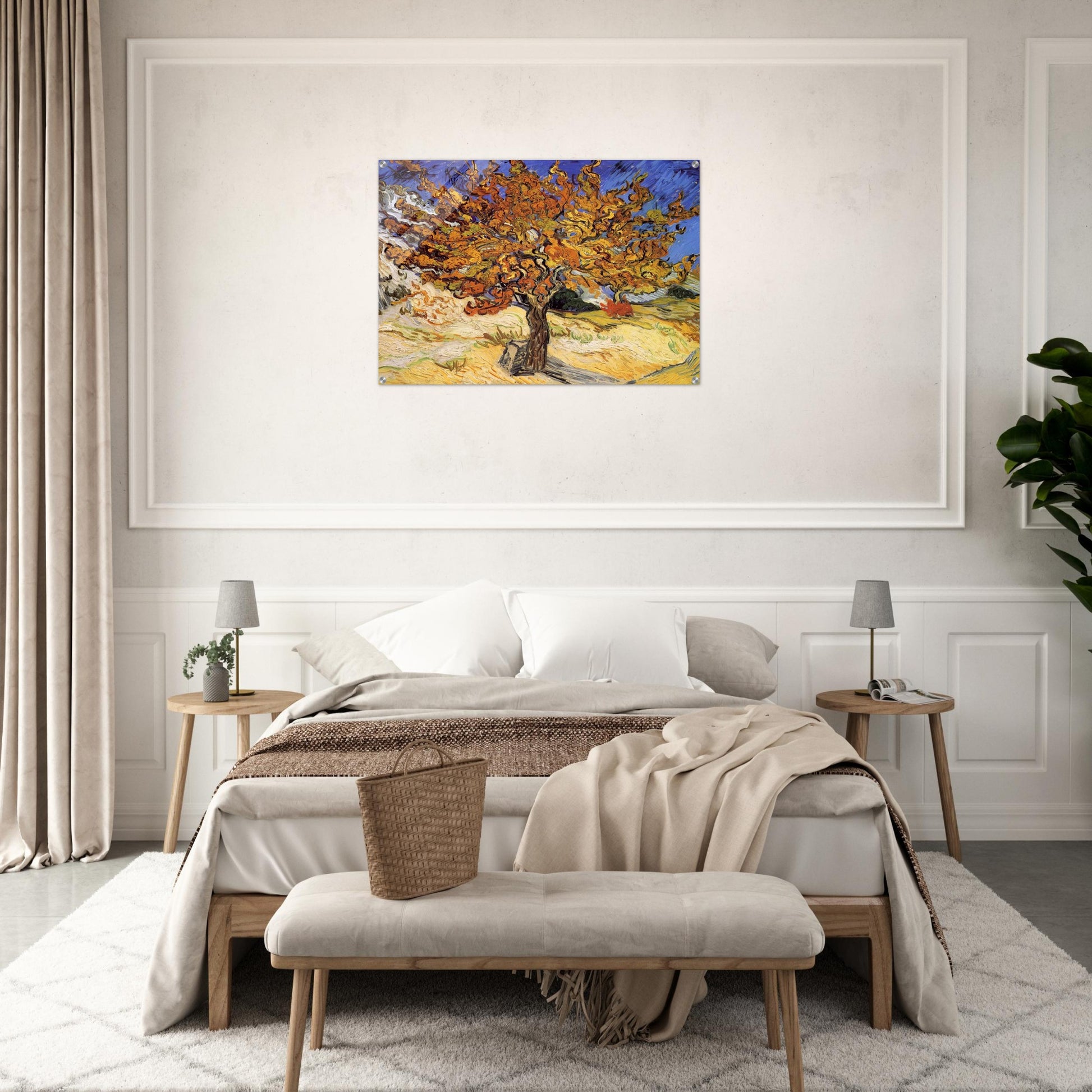 Mulberry Tree - Vincent van Gogh Acrylic Print - 70x100 cm / 28x40″ inches | Vincent van Gogh Wall Art | Vincent van Gogh Prints
