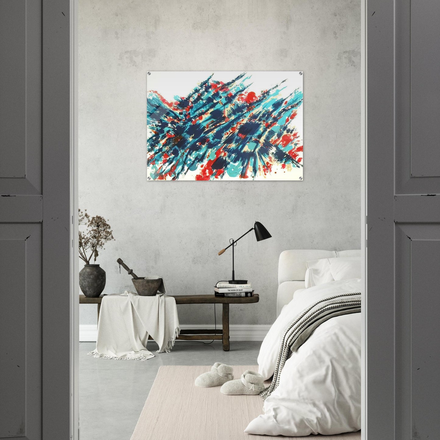 Le Sang et l’eau - 1978 - Alfred Manessier Acrylic Print - 70x100 cm / 28x40″ inches