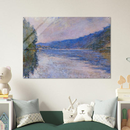 The Seine at Port-Villez - claude monet Acrylic Print - 70x100 cm / 28x40″ inches