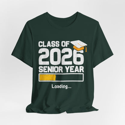 Abschluss-T-Shirt für den Jahrgang 2026, Abschluss-Shirt, Unisex-Abschlussgeschenk, Kleidung für Highschool-Absolventen, T-Shirt für Studienanfänger