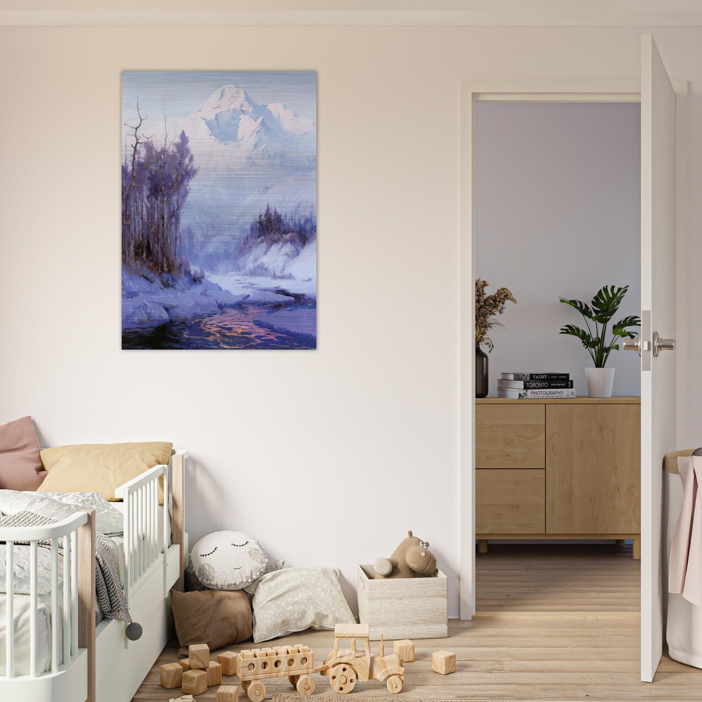 The Breakup - Romanticism - Sydney Laurence Brushed Aluminum Print - 70x100 cm / 28x40 inches | Sydney Laurence Aluminum Print | Sydney Laurence Prints
