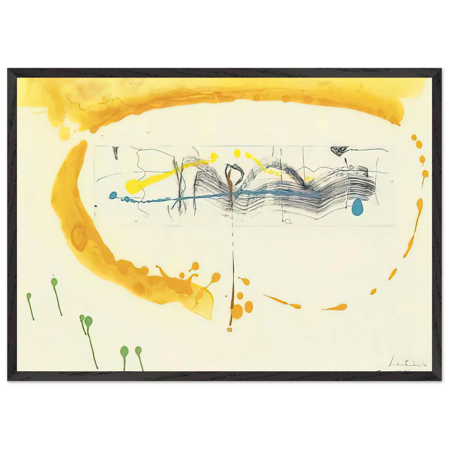 Helen Frankenthaler - Making Music - 2000 Wall art - A1 (59.4 x 84.1  cm) - Fine Art Poster-canvas - -