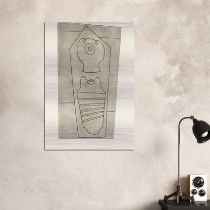 Turkish form - 1967 - Ben Nicholson Brushed Aluminum Print - 70x100 cm / 28x40 inches | Ben Nicholson Aluminum Print | Ben Nicholson Prints