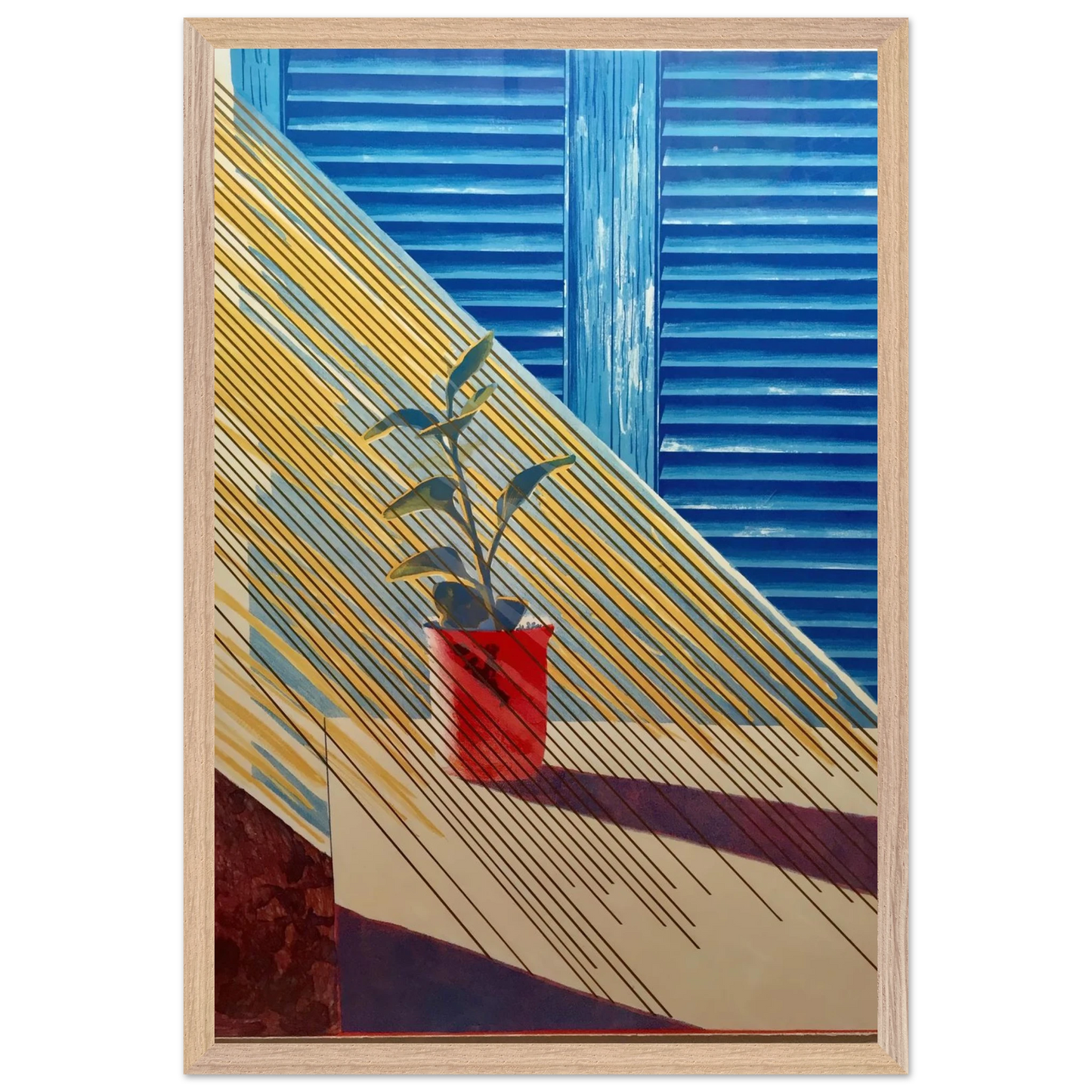 David Hockney - David Hockney Wall art - 60x80 cm / 24x32 inches - Fine Art Poster - -